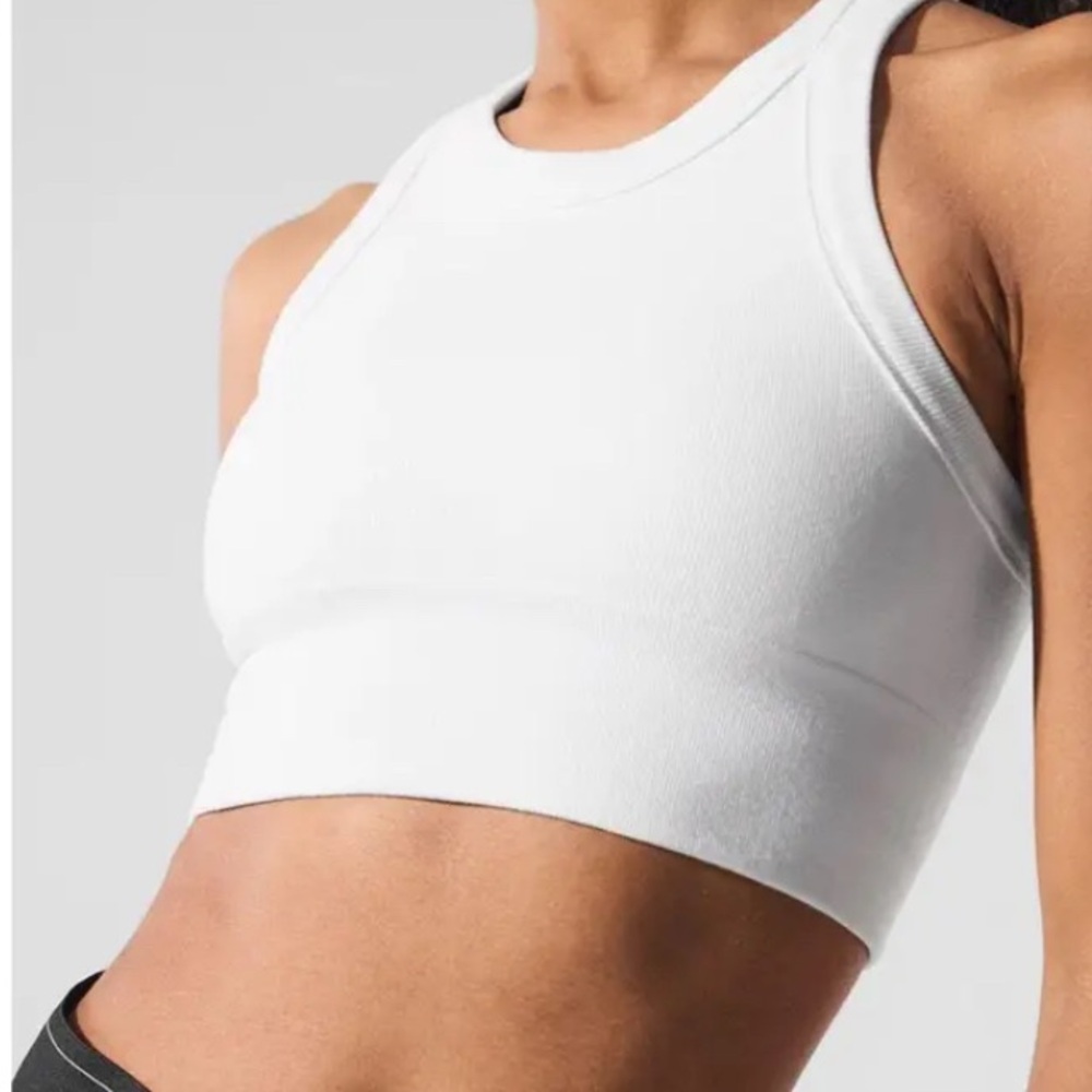 Alo Yoga Seamless Delight High Neck Bra - Size Small